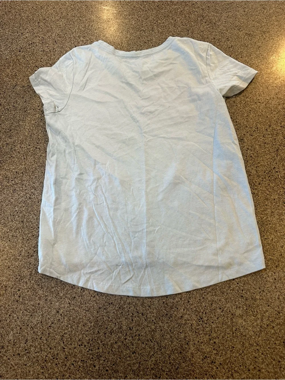 Old Navy Pale Blue Short Sleeve Crewneck Tee